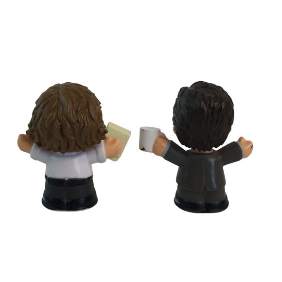 Fisher Price Little People The Office Collection Set 4 Michael Dwight Pam & Jim - Picture 4 of 10